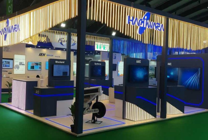 Networking at exhibition