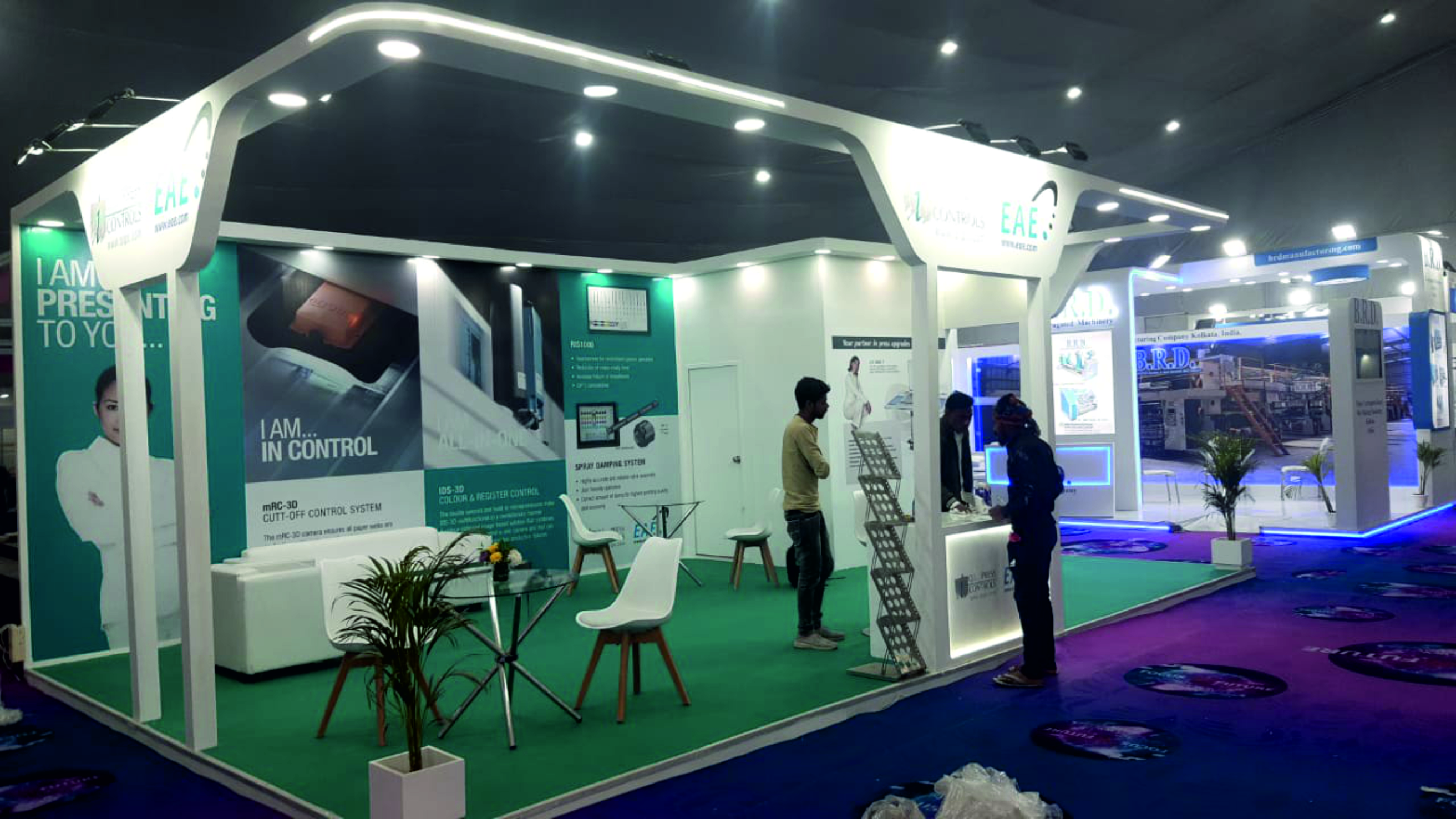 Interactive exhibition booth